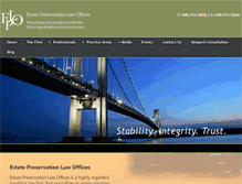 Tablet Screenshot of estatepreservationlaw.com